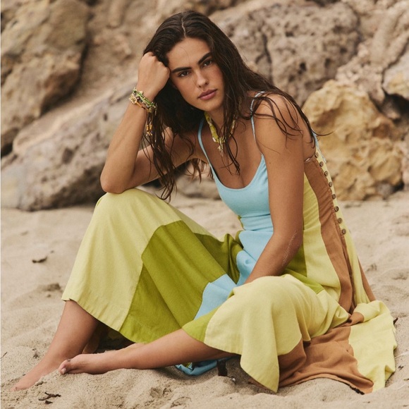 Free People Color Harmony Maxi Dress - Picture 4 of 16